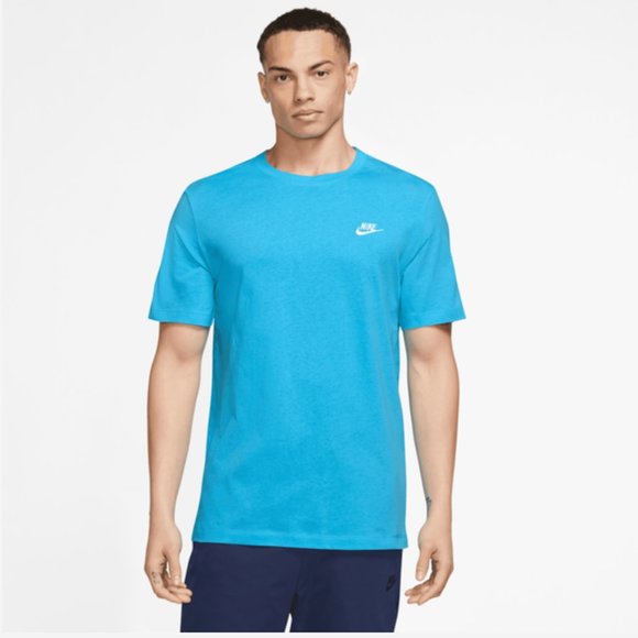 NEW!Nike T-Shirt Baltic Blue - Picture 1 of 13
